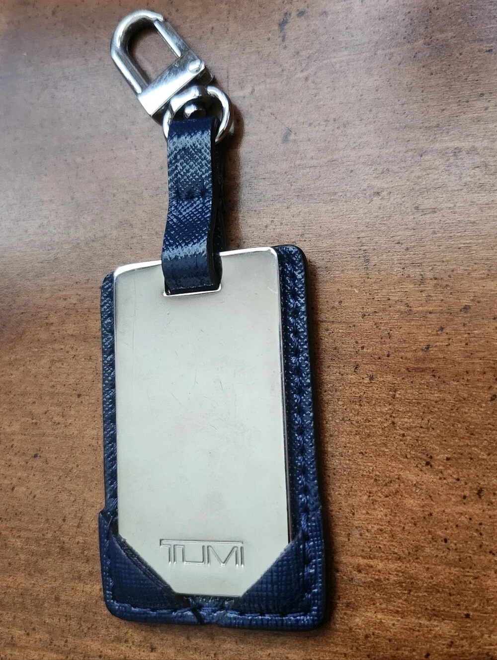 Tumi Luggage Hang Tag Navy Blue